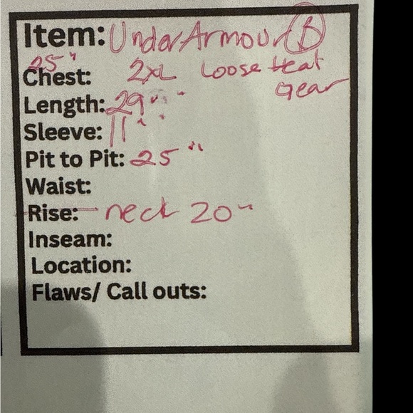 Under Armour Blue Performance Polo Shirt- Loose Heat Gear XXL - Picture 3 of 3